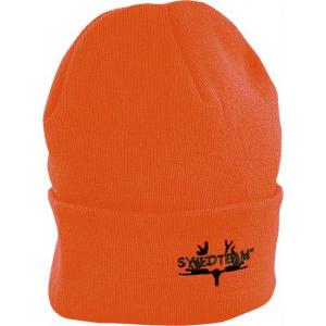 Pletená čepice oranžová